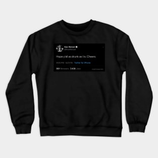 Koe Tweets Crewneck Sweatshirt